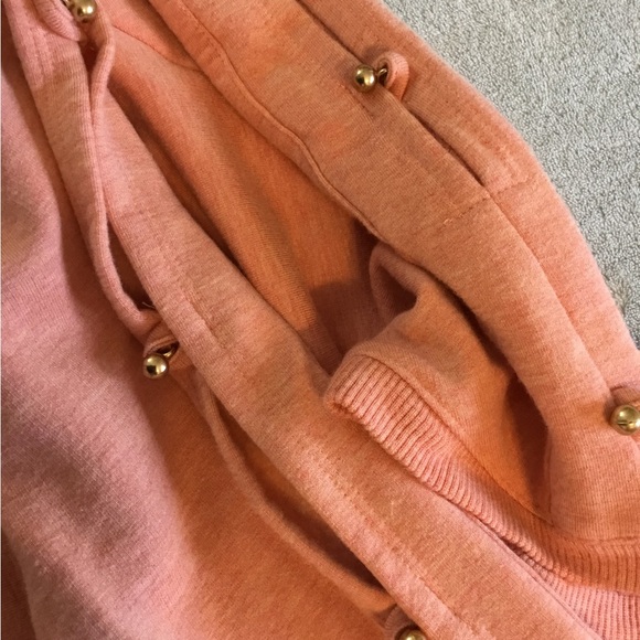 SOFT SURROUNDINGS 1X Peach long sleeve dressy sweatshirt style 5% spandex - Picture 7 of 10